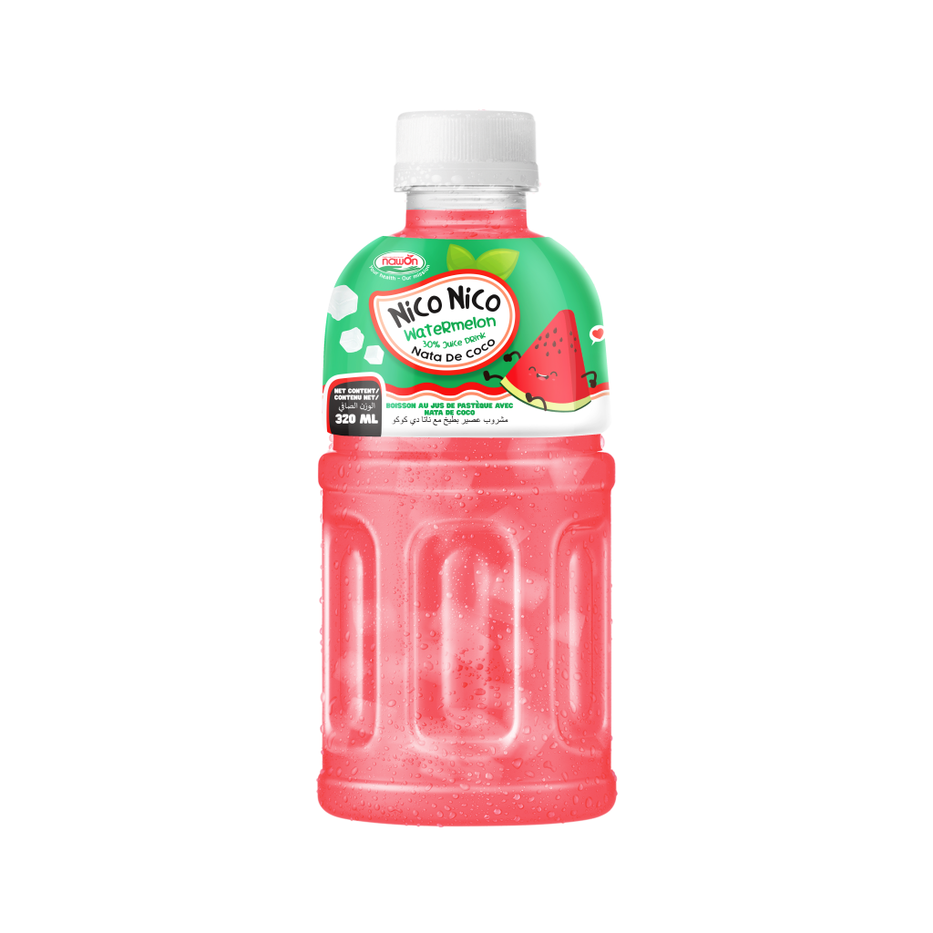 Nico Nico Watermelon Juice With Nata De Coco 320ml