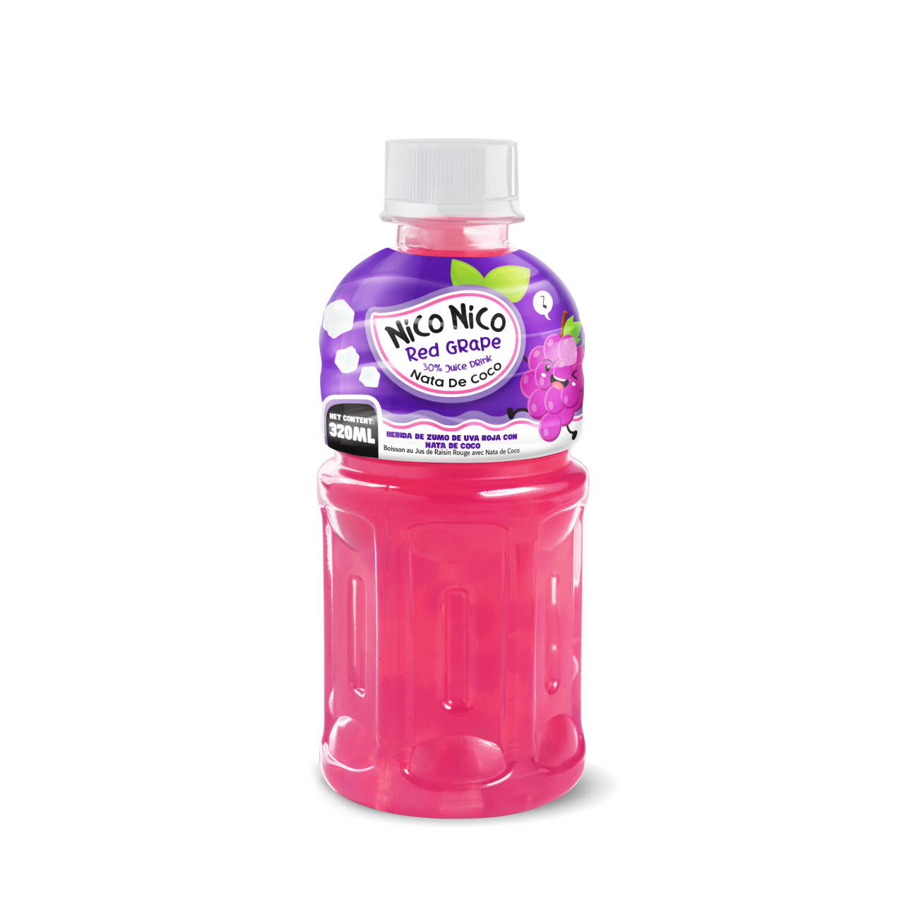 Bottle 320ml 10 83 fl oz fresh red grape juice with nata de coco jelly (3) Bottle 320ml 10 83 fl oz fresh red grape juice with nata de coco jelly (3)